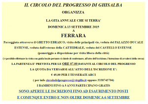 circolo progresso ghisalba