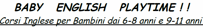 CORSI DI INGLESE PER BAMBINI