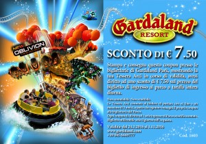 Coupon Gardaland 2016
