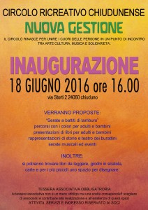 inaugurazione Arci chiuduno