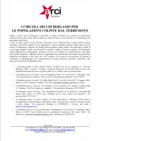 Volantino pro terremotati