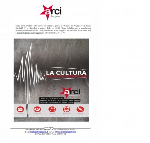 volantino pro terremotati 2