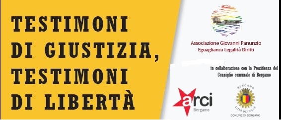 Martedì 25 settembre – Sala Galmozzi – “Testimoni di giustizia, testimoni di libertà”