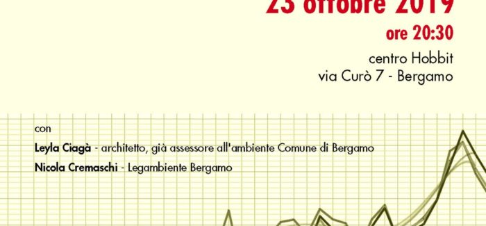 Posso inquinare di meno?   Il 23 ottobre al centro Hobbit di Bergamo